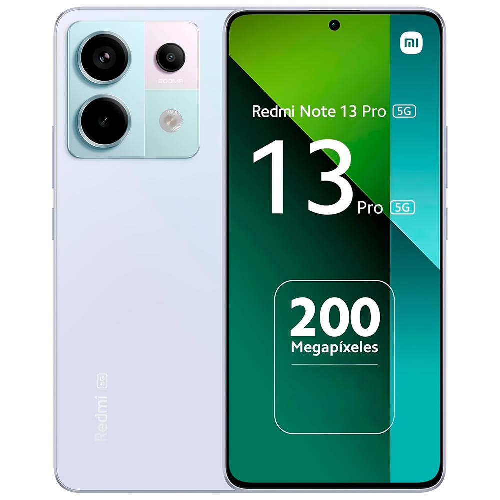 Celular Xiaomi Redmi Note 13 Pro 5G 12GB de RAM / 512GB / Tela 6.67" / Dual Sim - Aurora Roxo (Global) (SFTCH)