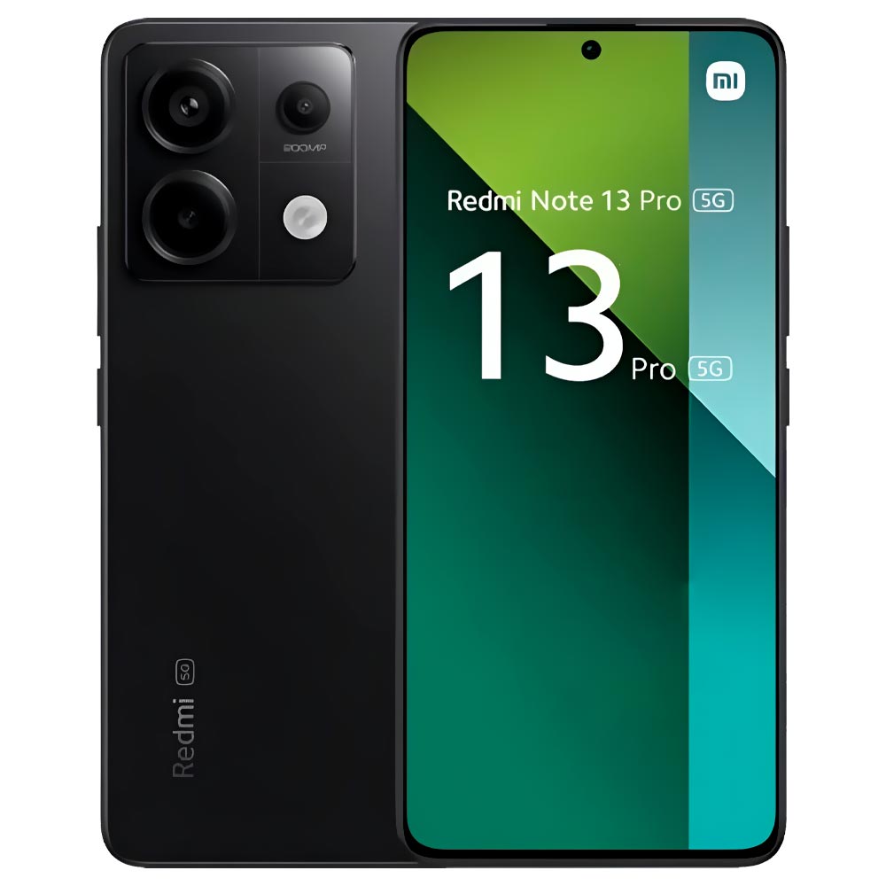 Celular Xiaomi Redmi Note 13 Pro 5G 12GB de RAM / 512GB / Tela 6.67" / Dual Sim - Midnight Preto (Global) (SFTCH)