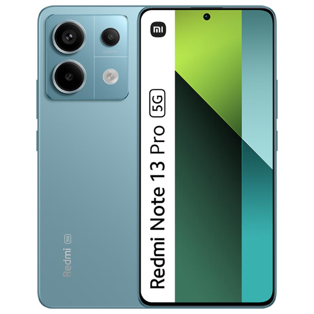 Celular Xiaomi Redmi Note 13 Pro 5G 12GB de RAM / 512GB / Tela 6.67" / Dual Sim - Ocean Teal (Global) (SFTCH)