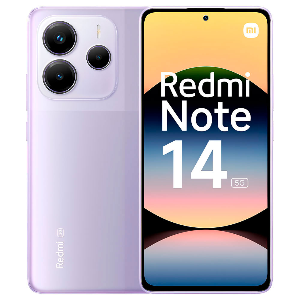 Celular Xiaomi Redmi Note 14 5G 8GB de RAM / 128GB / Tela 6.67" / Dual Sim - Phantom Roxo (Índia)