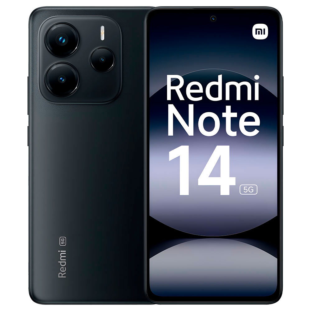 Celular Xiaomi Redmi Note 14 5G 8GB de RAM / 128GB / Tela 6.67" / Dual Sim - Titan Preto (Índia)