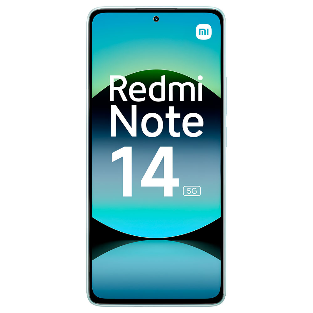 Celular Xiaomi Redmi Note 14 5G 8GB de RAM / 256GB / Tela 6.67" / Dual Sim - Coral Verde (Global)