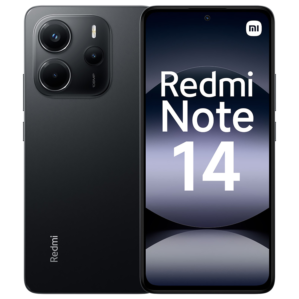 Celular Xiaomi Redmi Note 14 6GB de RAM / 128GB / Tela 6.67" / Dual Sim LTE - Preto (Global)