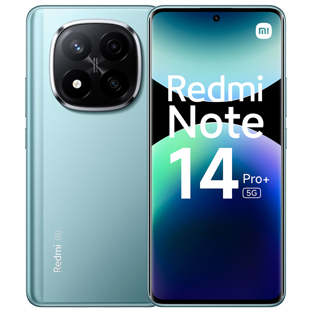 Celular Xiaomi Redmi Note 14 Pro+ 5G 12GB de RAM / 512GB / Tela 6.67" / Dual Sim - Fros Azul (Global)