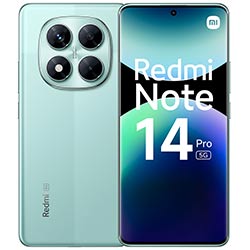 Celular Xiaomi Redmi Note 14 Pro 5G 12GB de RAM / 512GB / Tela 6.67" / Dual Sim 5G - Coral Verde (Global)
