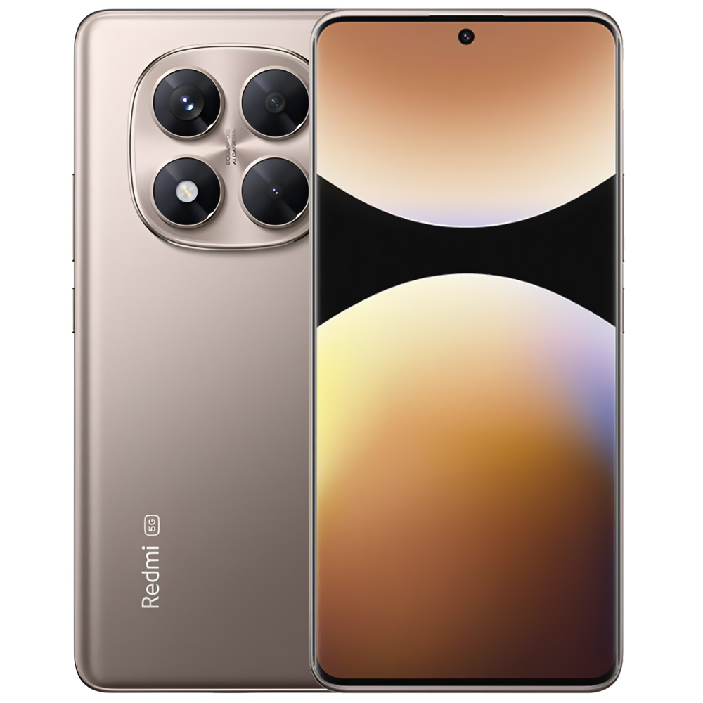 Celular Xiaomi Redmi Note 14 Pro 5G 8GB de RAM / 256GB / Tela 6.67" / Dual Sim 5G - Sand Dourado (Global)