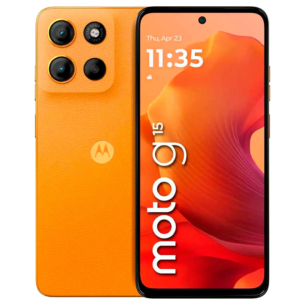 CEL MOTOROLA G15 XT2521-2 4GB/256GB LARANJA DUAL SIM LTE 6.72"