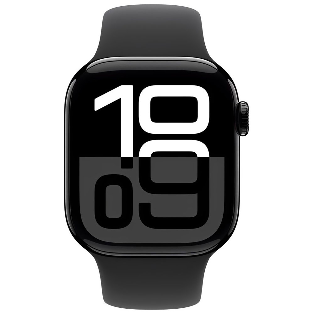 Apple Watch S10 MWWE3LW/A 42MM / S-M / GPS / Aluminium Sport Band - Jet Black / Black