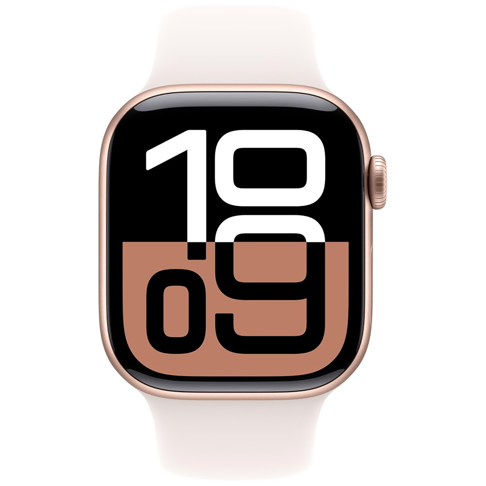 Apple Watch S10 MWWH3LW/A 42MM / S-M / GPS / Aluminium Sport Band - Rose Gold / Light Blush