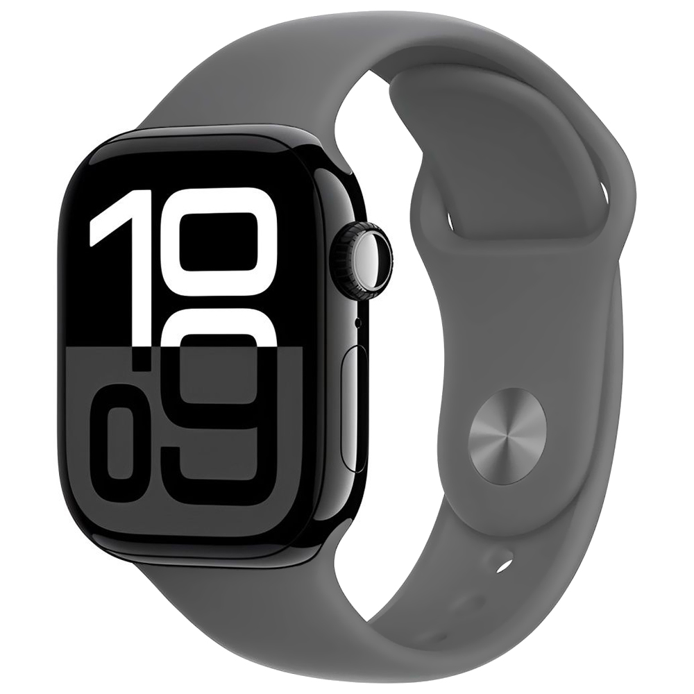 Apple Watch S10 MWWX3LW/A 42MM / S-M / GPS / Aluminium Sport Band - Jet Black / Stone Gray