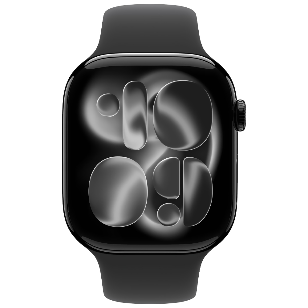 Apple Watch S11 MEUW4LW/A 46MM / S-M / GPS - Jet Black Aluminium / Black Sport Band