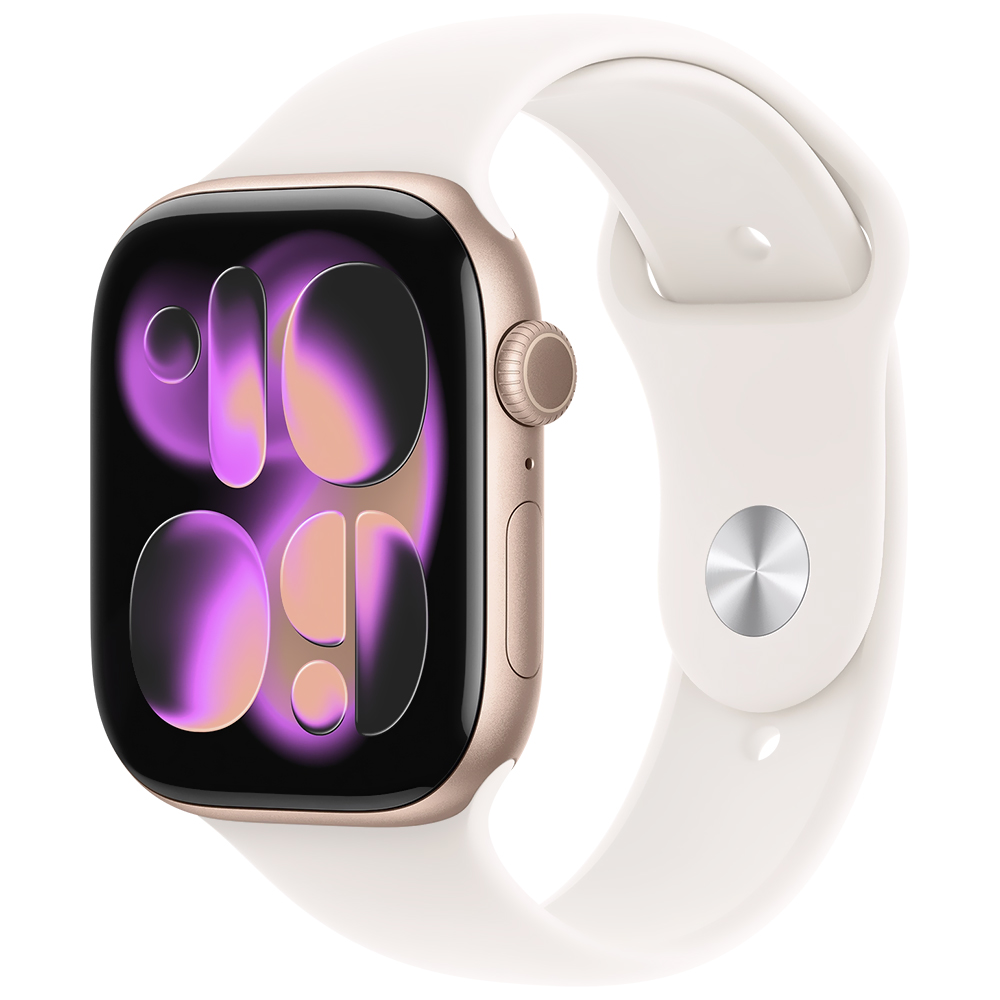Apple Watch S11 MEV74LW/A 46MM / M-L / GPS - Rose Gold Aluminium / Light Blush Sport Band