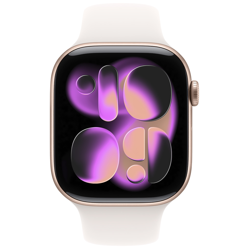 Apple Watch S11 MEV74LW/A 46MM / M-L / GPS - Rose Gold Aluminium / Light Blush Sport Band