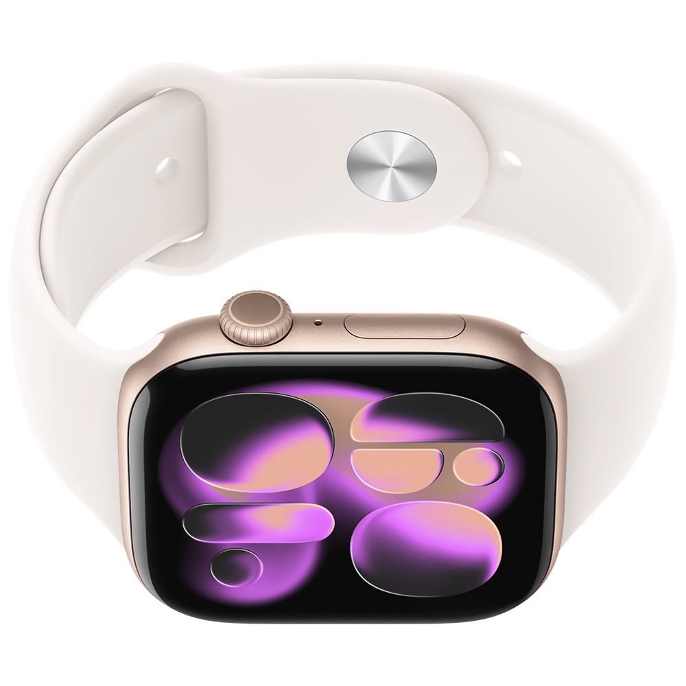 Apple Watch S11 MEV74LW/A 46MM / M-L / GPS - Rose Gold Aluminium / Light Blush Sport Band