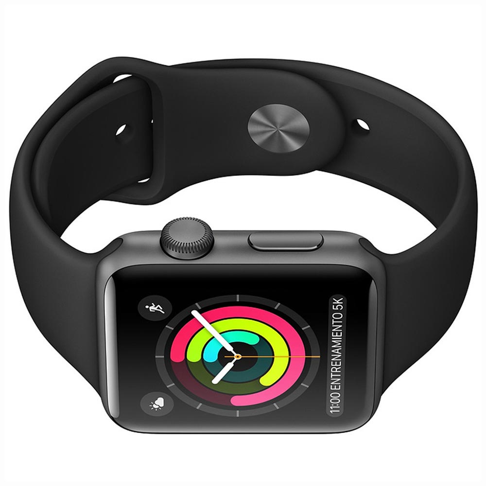 Apple watch s3 gps 2025 42mm black sport band