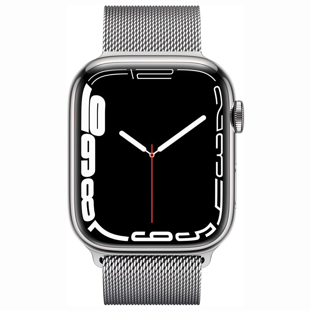 Apple Watch S7 MKJE3LZ/A 45MM / GPS + Celular / Stainless Steel - Silver / Milanese Loops