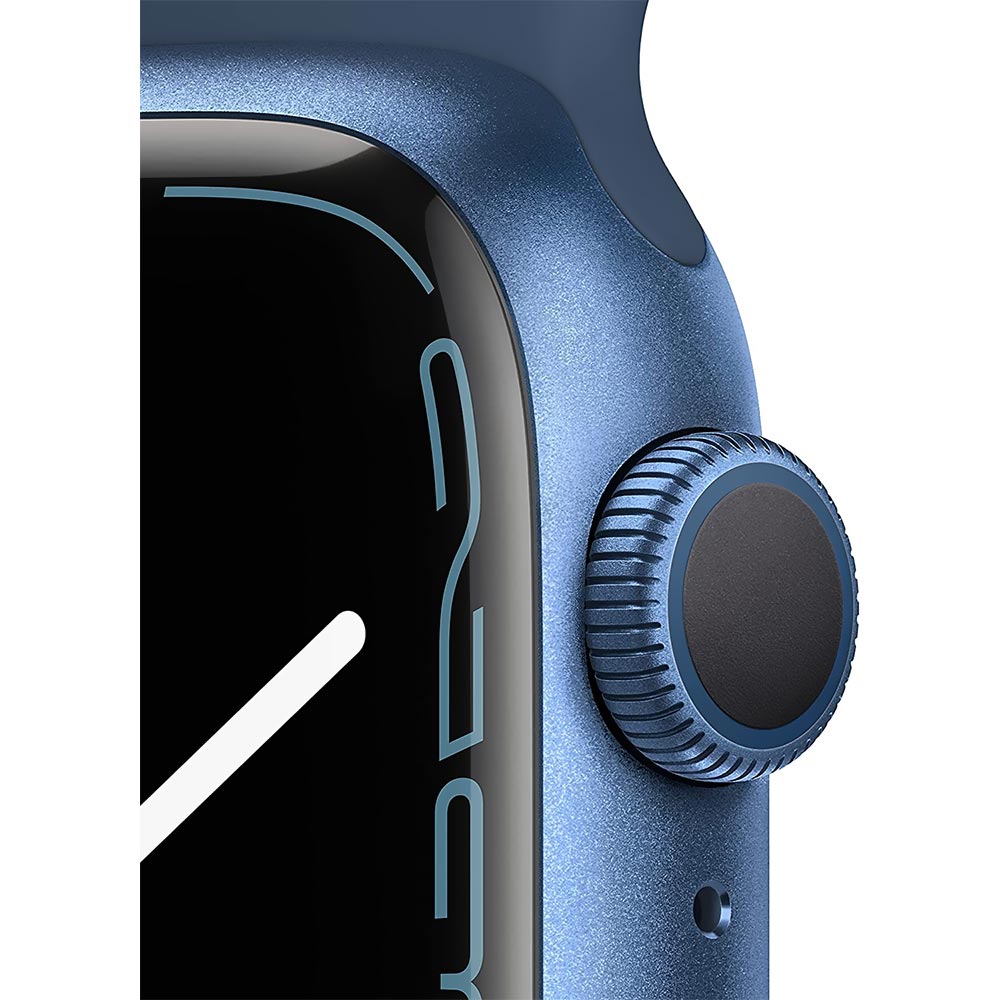 Apple Watch S7 MKN13LL/A 41MM / GPS / Oximetro / Aluminium Sport Band - Azul Abyss