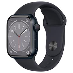 Apple Watch S8 MNU83LL/A 41MM / GPS / Aluminium Sport Band - Midnight