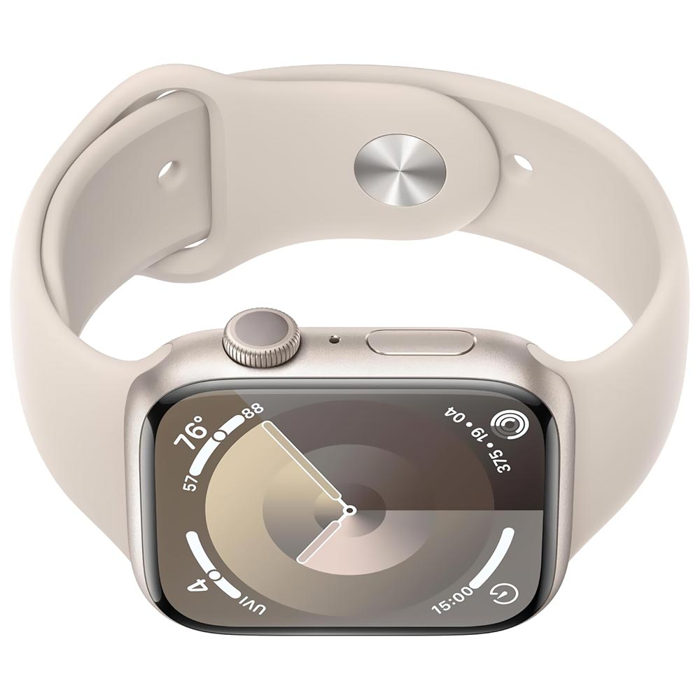 Apple Watch S9 MR8T3LW/A 41MM / S-M / GPS / Aluminium Sport Band - Starlight