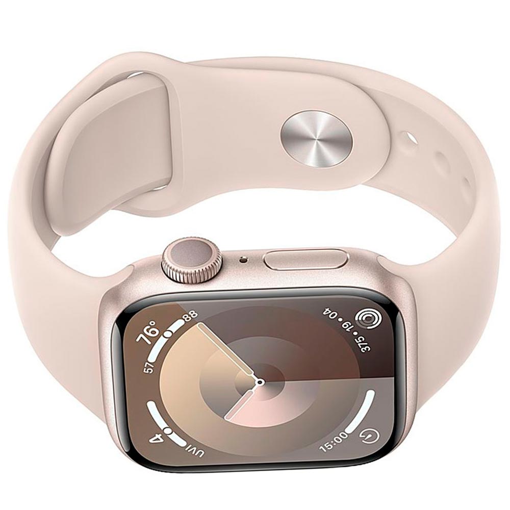 Apple Watch S9 MR8U3LW/A 41MM / M-L / GPS / Aluminium Sport Band - Starlight