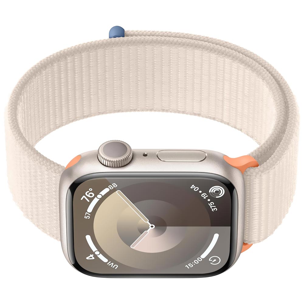 Apple Watch S9 MR8V3LW/A 41MM / GPS / Aluminium Sport Loop - Starlight