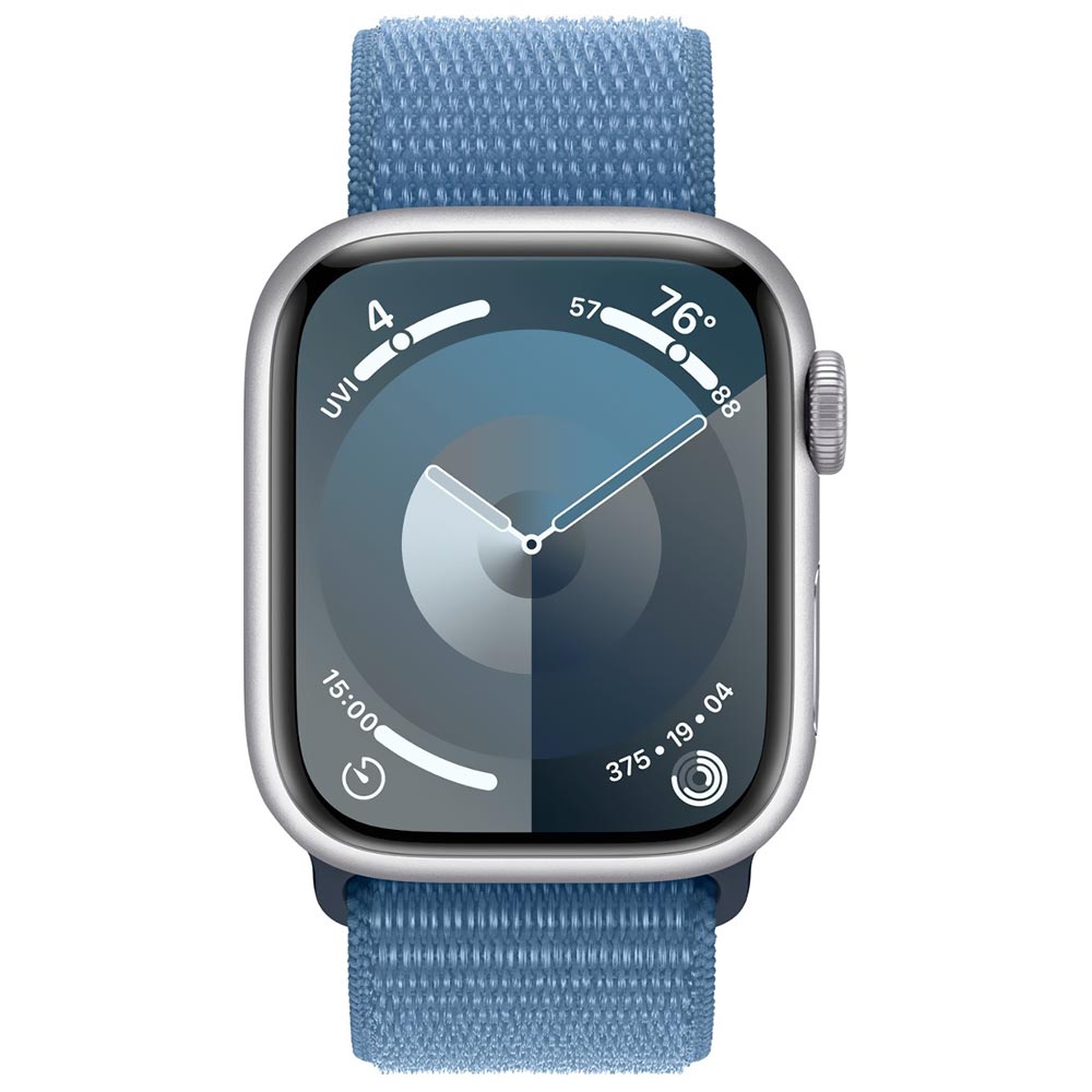 Apple Watch S9 MR923LL/A 41MM / GPS /  Aluminium Sport loop - Silver / Winter Blue