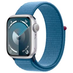 Apple Watch S9 MR9F3LL/A 45MM / GPS / Aluminium Sport Loop - Silver / Winter Blue