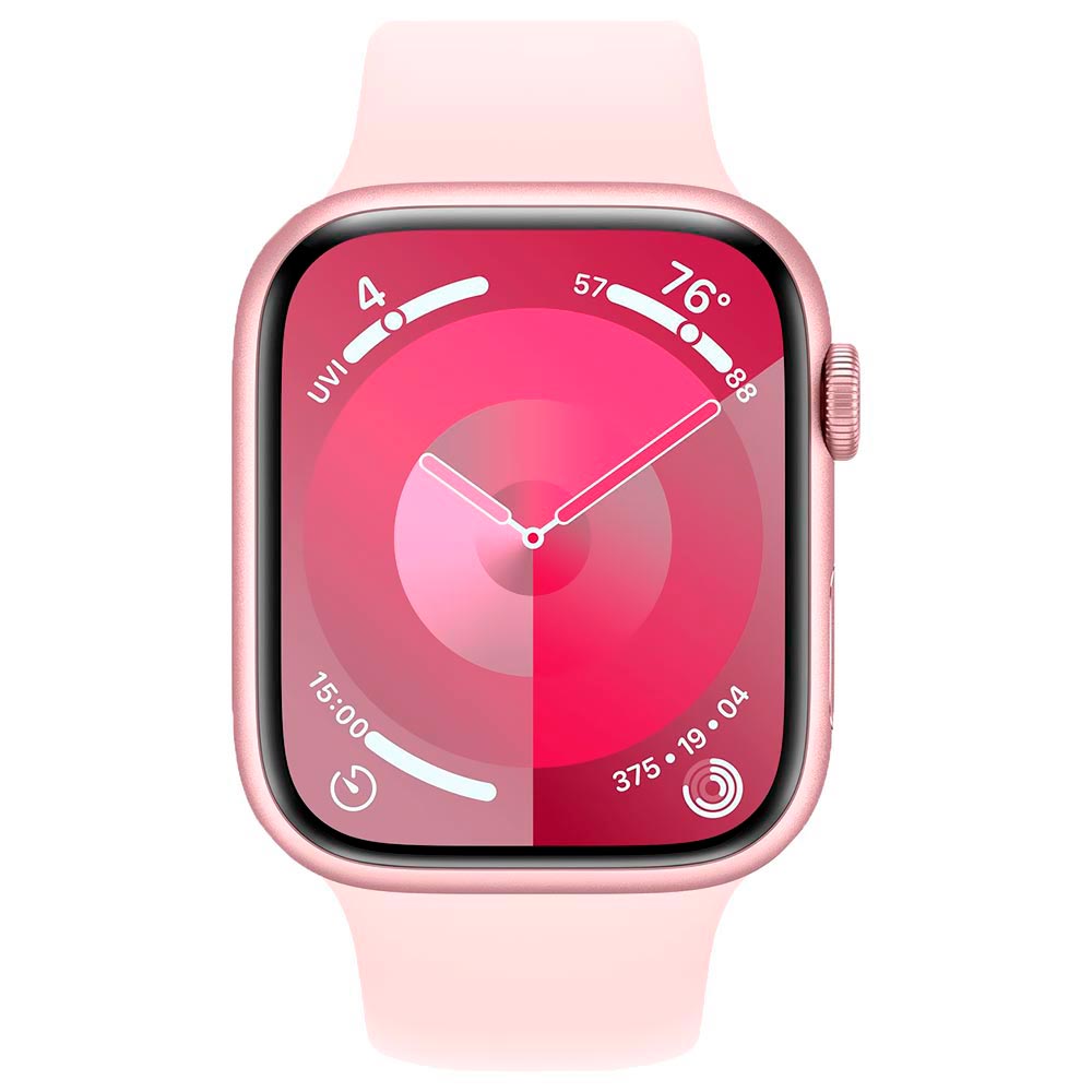 Apple Watch S9 MR9H3LW/A 45MM / M-L / GPS / Aluminium Sport Band - Pink / Light Pink