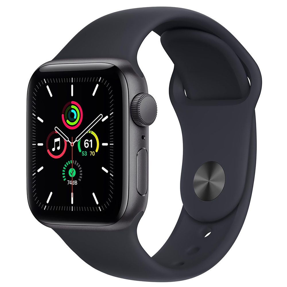 Apple Watch SE MKQ63LL/A 44MM / GPS / Aluminum Sport Band - Space Gray