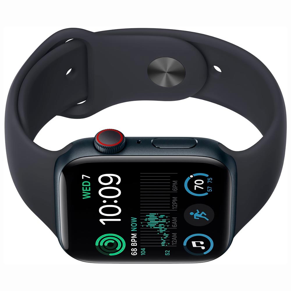 Apple Watch SE MNU03LL/A 44MM / M-L / GPS + Celular / Aluminium Sport Band - Midnight