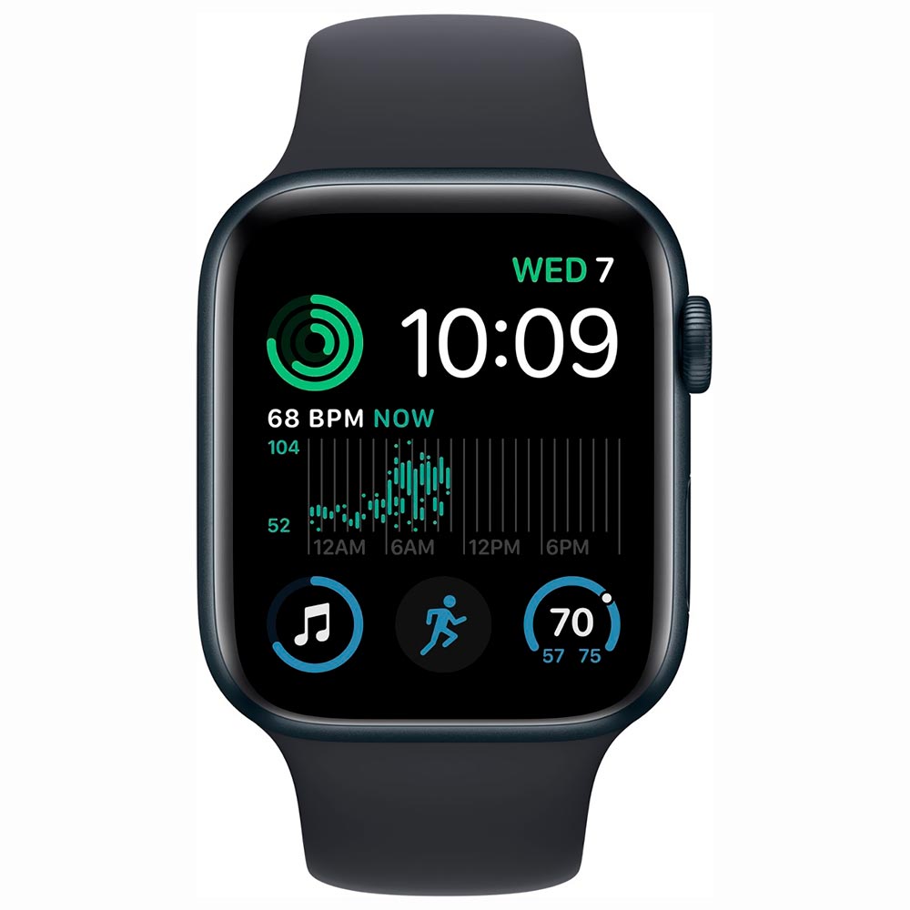 Apple Watch SE MNU03LL/A 44MM / M-L / GPS + Celular / Aluminium Sport Band - Midnight