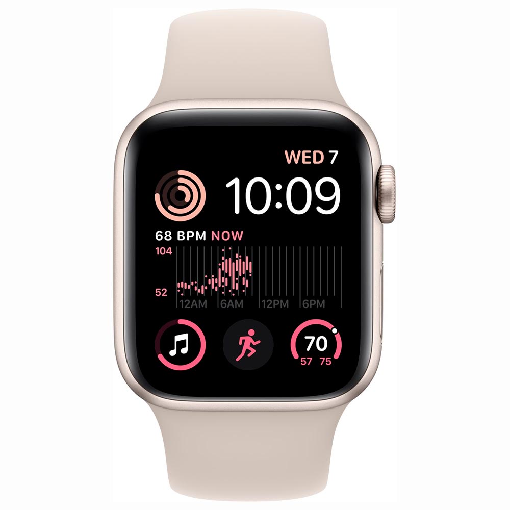 Apple Watch SE2 MNTX3LL/A 44MM / M-L / GPS + Celular / Aluminium Sport Band - Starlight