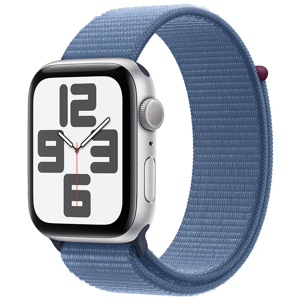 Apple Watch SE2 MREF3LL/A 44MM / GPS / Aluminium Sport Loop - Silver / Winter Blue