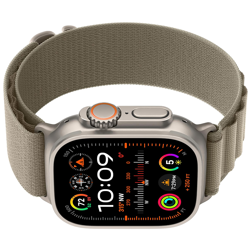 Apple Watch Ultra 2 MRF03FD/A 49MM / GPS + Celular / Titanium Alpine Loop L - Olive