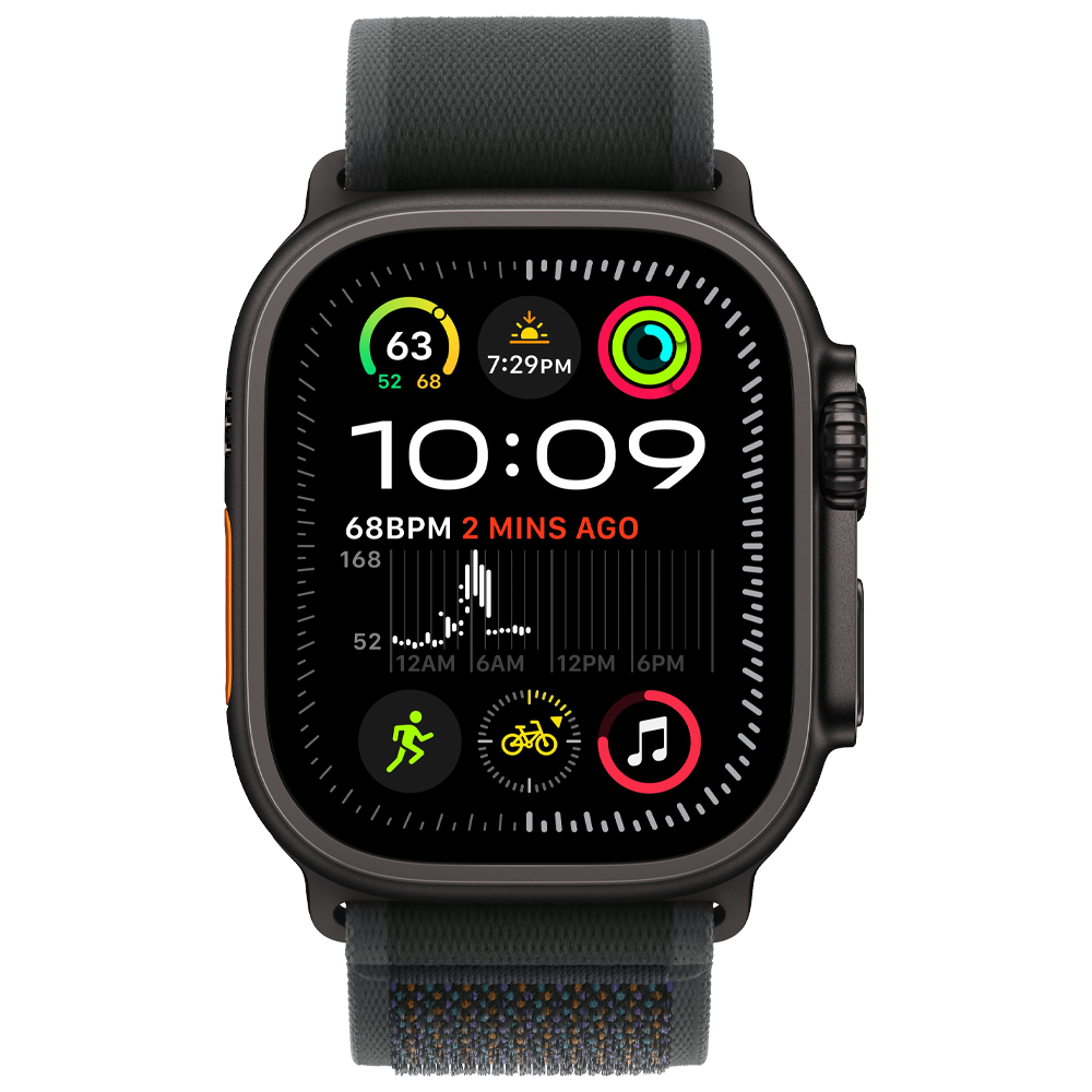 Apple Watch Ultra 2 MX4U3LW/A 49MM / S-M / GPS + Celular - Black Titanium / Black Trail Loop