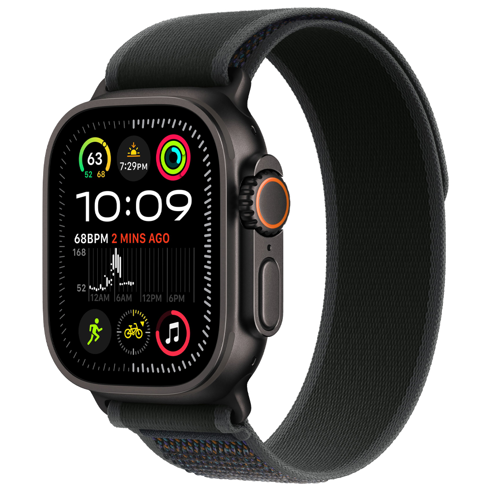 Apple Watch Ultra 2 MX4U3LW/A 49MM / S-M / GPS + Celular - Black Titanium / Black Trail Loop