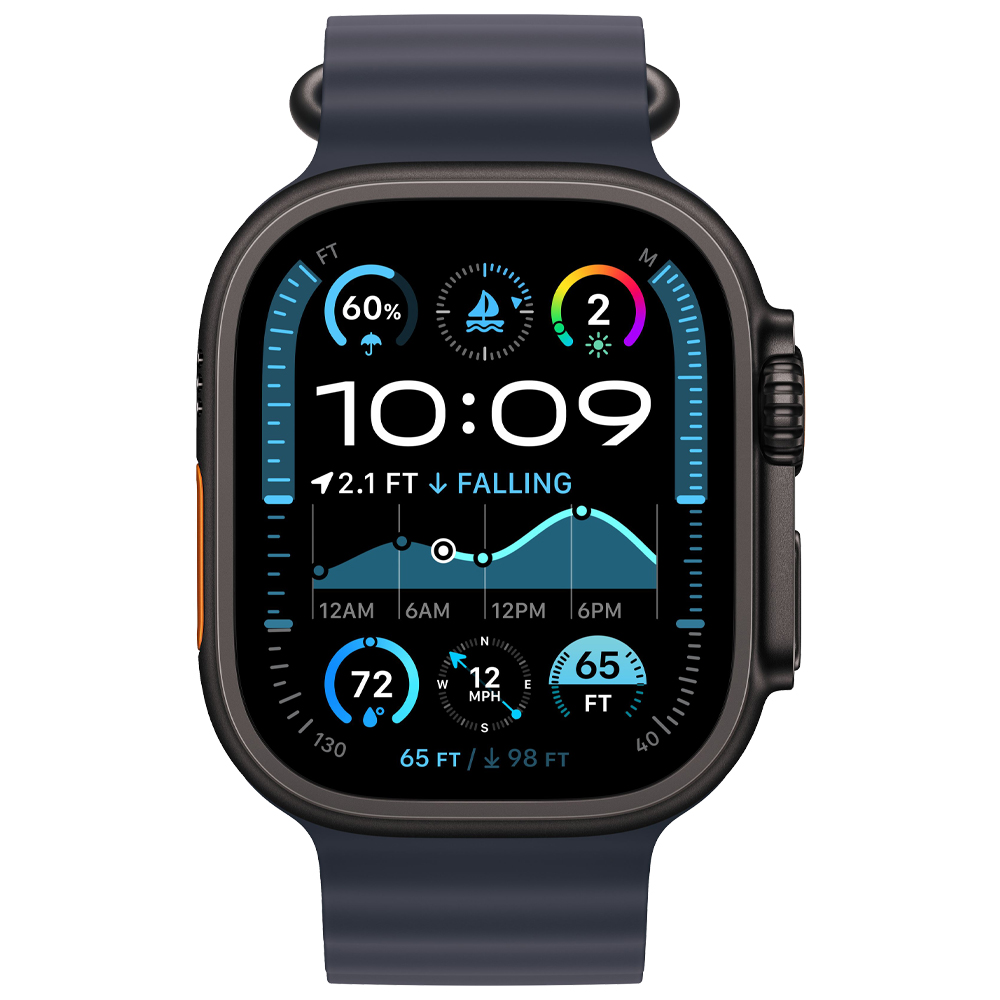 Apple Watch Ultra 2 MYTC3LW/A 49MM / GPS - Black Titanium / Navy Ocean Band