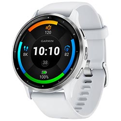 Relógio Garmin Venu 3 - Branco / Prata (010-02784-00)