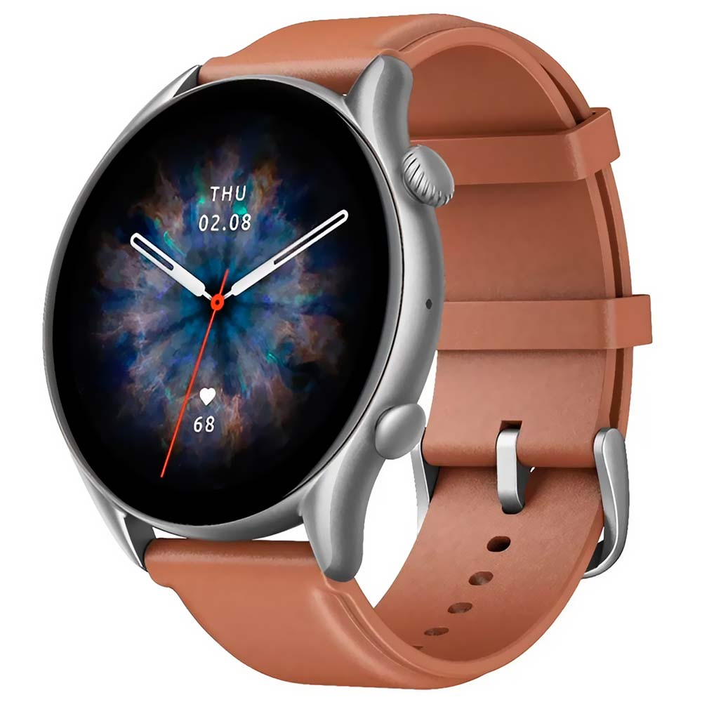 Relógio Smartwatch Amazfit GTR 4 New A2040 - Marrom Leather