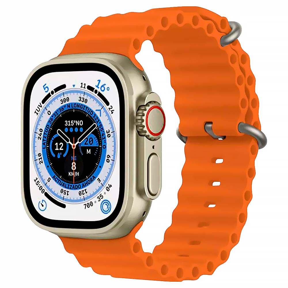 Relógio Smartwatch Blulory Glifo 8 Ultra - Laranja