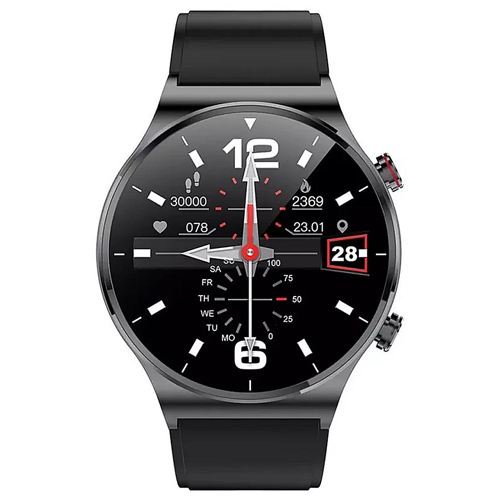 Relógio Smartwatch Blulory Glifo G6 Pro - Preto Silicone