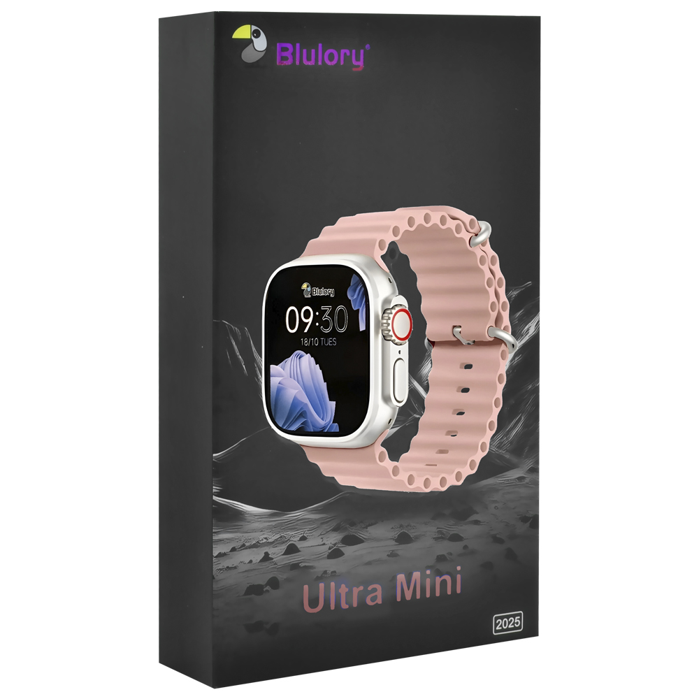 Relógio Smartwatch Blulory Ultra Mini 2025 - Rosa