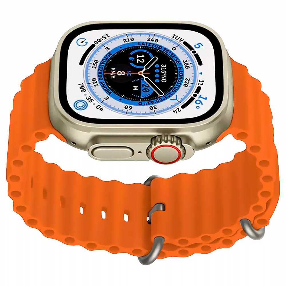 Relógio Smartwatch Blulory Ultra Mini - Laranja