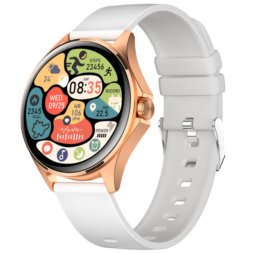 Relógio Smartwatch FTX AM12-RGW - Rose Gold / Cinza