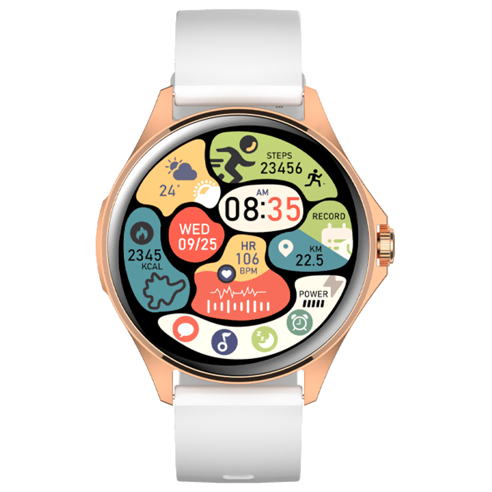 Relógio Smartwatch FTX AM12-RGW - Rose Gold / Cinza