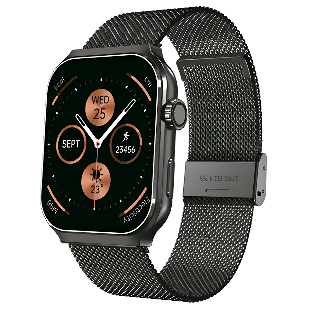 Relógio Smartwatch FTX F25-SVBM - Preto / Metal