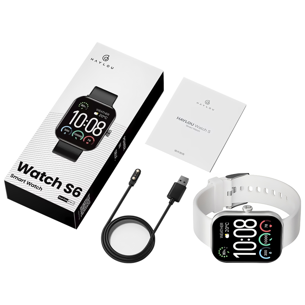 Relógio Smartwatch Haylou Watch S6 HF010 - Prata