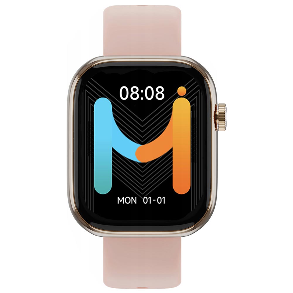 Relógio Smartwatch Imiki ST2 - Dourado / Rosa
