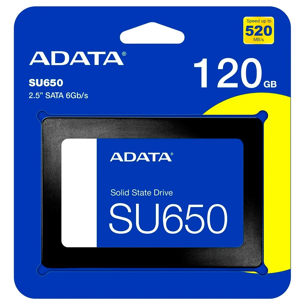 SSD ADATA 120GB SU650 2.5" SATA 3 - ASU650SS-120GT-R