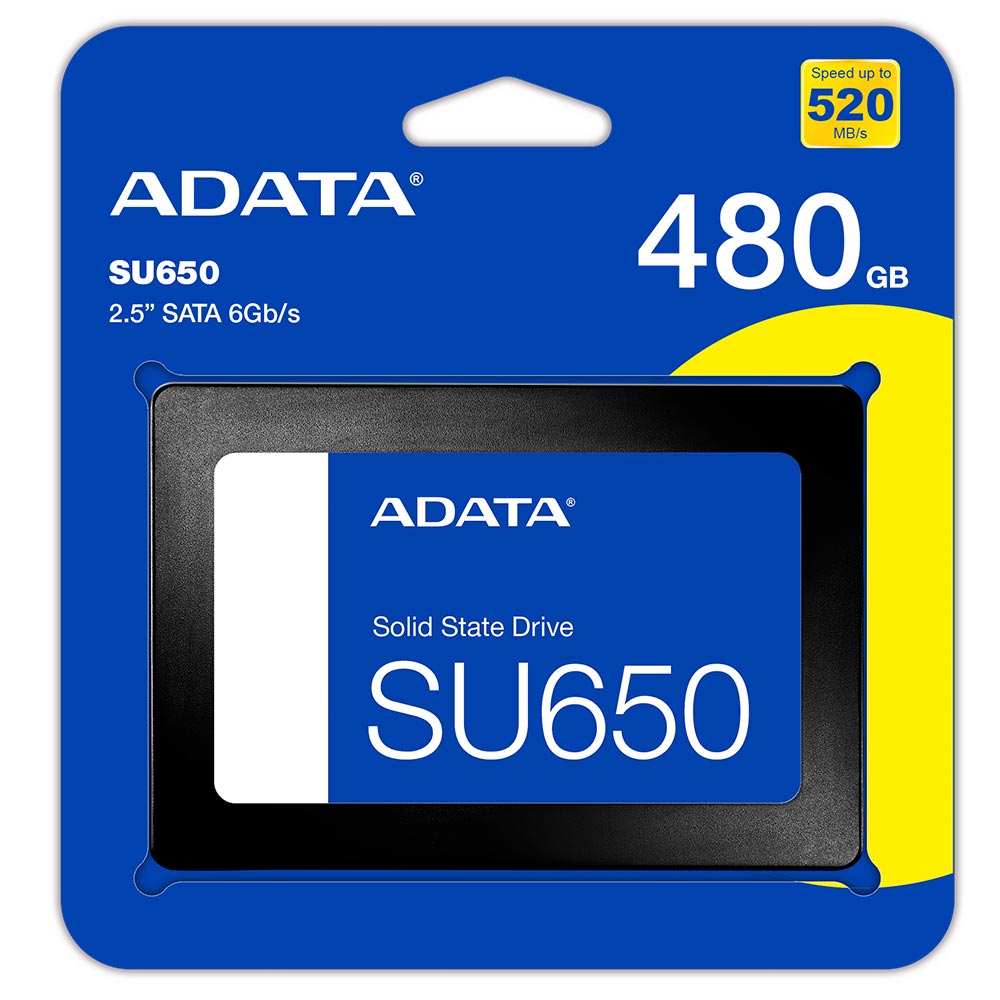 SSD ADATA 480GB SU650 2.5" SATA 3 - ASU650SS-480GT-R